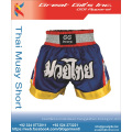 Men's boxing garment 100% polyester satin printed mma muay thai boxing shorts